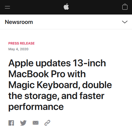 Apple Press Release